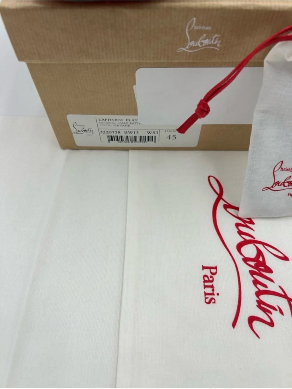 Men’s Christian Louboutin LAFITOCH Oxford, size 45 MADE IN ITALY